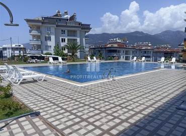 Nice one bedroom apartment, 55m², in a new residence with a winter pool in the Oba area, Alanya ID-17015 фото-16