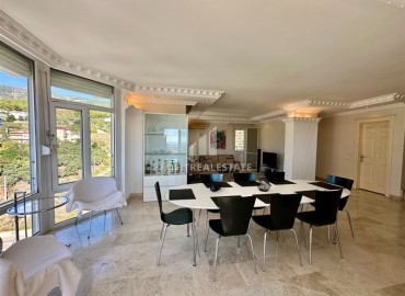 Furnished penthouse with view 3+1, 1910m², in a cozy residence 900m from the sea in Cikcilli, Alanya ID-17024 фото-5