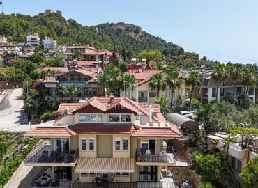 Cozy three bedroom penthouse, 125m², with stunning views in the center of Alanya, in Kale ID-17031 фото-1