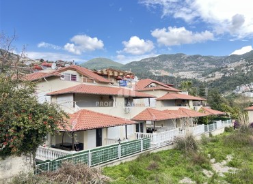 Two-storey furnished three-bedroom villa, 190m², with stunning views in Tepe, Alanya ID-17036 фото-1