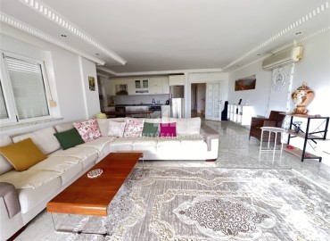 Two-storey furnished three-bedroom villa, 190m², with stunning views in Tepe, Alanya ID-17036 фото-2