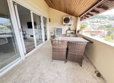 Two-storey furnished three-bedroom villa, 190m², with stunning views in Tepe, Alanya ID-17036 фото-11