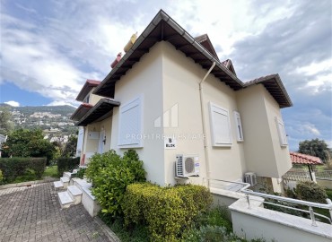 Two-storey furnished three-bedroom villa, 190m², with stunning views in Tepe, Alanya ID-17036 фото-15