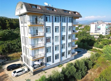 Furnished two bedroom apartment, 80m², in a new building with a swimming pool in Avsallar, Alanya at a great price ID-17038 фото-1