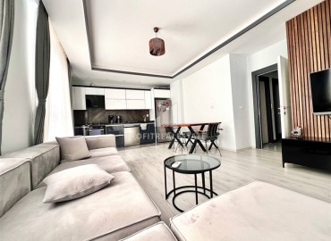 Furnished two bedroom apartment, 80m², in a new building with a swimming pool in Avsallar, Alanya at a great price ID-17038 фото-4