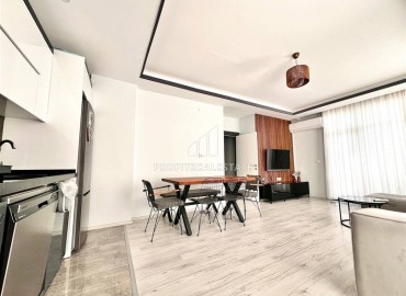 Furnished two bedroom apartment, 80m², in a new building with a swimming pool in Avsallar, Alanya at a great price ID-17038 фото-5