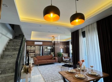 Luxury furnished duplex apartment 2+1, 300 meters from Keykubat beach, Alanya ID-17044 фото-2