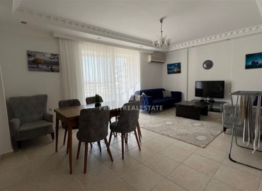 Furnished apartment 2+1, 125m², on a high floor in a cozy residence 450m from the sea in Mahmutlar, Alanya ID-17048 фото-4