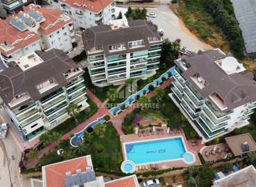 Apartment 2+1, 110m², with designer interior, close to the sea in a premium class residence in Oba, Alanya ID-17049 фото-1