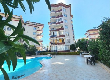 Comfortable apartment 2+1, 100m², with two glazed balconies in a residence with a swimming pool in the Alanya Tosmur area ID-17053 фото-1