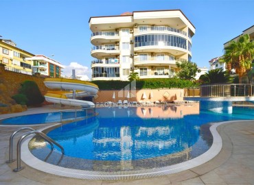 Cozy two bedroom apartment, 110m, with large glazed balconies, in an excellent residence in the Oba area, Alanya ID-17062 фото-17