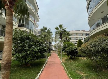 Cozy two bedroom apartment, 110m, with large glazed balconies, in an excellent residence in the Oba area, Alanya ID-17062 фото-18