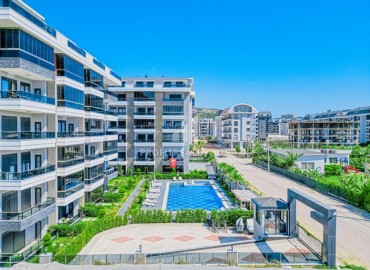 Designer apartment 1+1, 45m², in a premium residence with an excellent location by the sea in Kargicak, Alanya ID-17089 фото-1