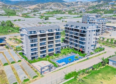 Designer apartment 1+1, 45m², in a premium residence with an excellent location by the sea in Kargicak, Alanya ID-17089 фото-13