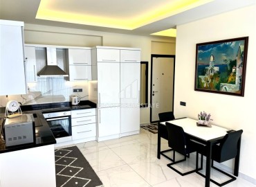 Stylish one bedroom apartment with designer interior, 200 meters from the sea in the center of Alanya ID-16129 фото-4