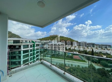 Elegant one bedroom apartment, 70m², with sea view in luxury residence, Kargicak, Alanya ID-17093 фото-10