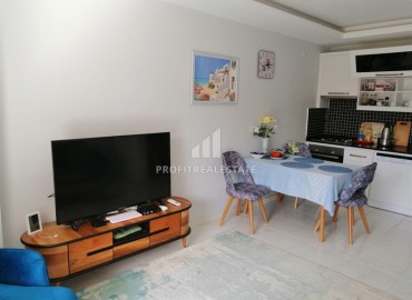 Furnished one bedroom apartment, 50m, in a residence with good facilities, by the sea in Mahmutlar, Alanya ID-17097 фото-4