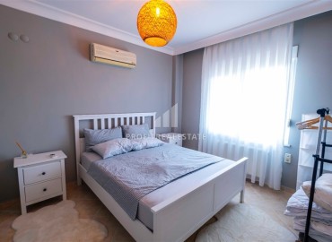 Small cozy villa 90 m2, with two bedrooms, gas heating and sea views in Kargicak, Alanya ID-13695 фото-13