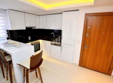 Уютная квартира с одной спальней, 50м², в комплексе с бассейном в 150м от пляжа Кейкубат, Алания центр ID-17232 фото-6