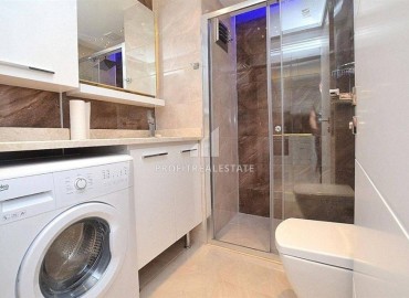 Уютная квартира с одной спальней, 50м², в комплексе с бассейном в 150м от пляжа Кейкубат, Алания центр ID-17232 фото-12