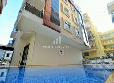 Уютная квартира с одной спальней, 50м², в комплексе с бассейном в 150м от пляжа Кейкубат, Алания центр ID-17232 фото-16