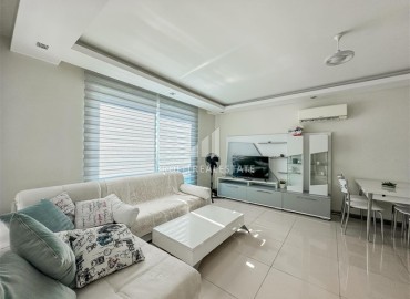 Уютная двухкомнатная квартира, 75м², с видом на Аланийскую крепость в элитном комплексе в районе Кестель, Алания ID-17273 фото-2