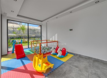 Spacious one-bedroom apartment under construction, 63m2, in a modern residential residence with rich facilities in Avsallar, Alanya ID-13997 фото-8