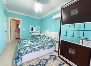 Меблированная квартира с двумя спальнями, 110м², с видом на море на центральной улице в районе Алании Тосмур ID-17518 фото-10