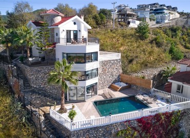 Four-storey luxury villa, at the final stage of construction, Kargicak, Alanya, 235 m2 ID-8399 фото-1