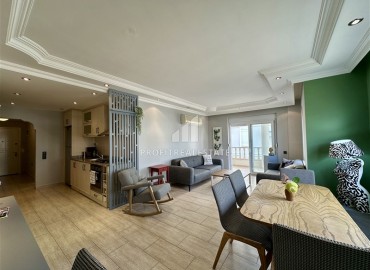 Меблированная квартира с двумя спальнями, 110м², в комплексе с бассейном, в 150м от моря в районе Алании Оба под ВНЖ ID-17706 фото-7