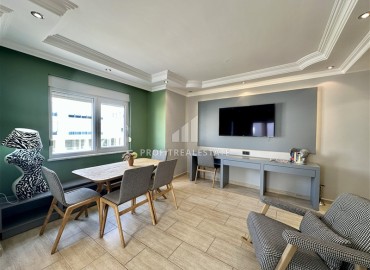Меблированная квартира с двумя спальнями, 110м², в комплексе с бассейном, в 150м от моря в районе Алании Оба под ВНЖ ID-17706 фото-8