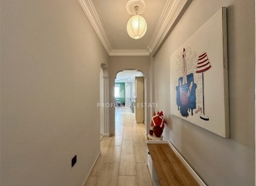 Меблированная квартира с двумя спальнями, 110м², в комплексе с бассейном, в 150м от моря в районе Алании Оба под ВНЖ ID-17706 фото-11