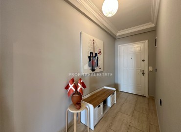 Меблированная квартира с двумя спальнями, 110м², в комплексе с бассейном, в 150м от моря в районе Алании Оба под ВНЖ ID-17706 фото-13