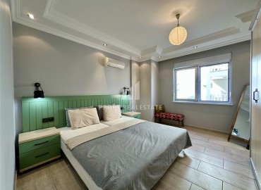 Меблированная квартира с двумя спальнями, 110м², в комплексе с бассейном, в 150м от моря в районе Алании Оба под ВНЖ ID-17706 фото-16