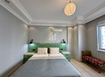Меблированная квартира с двумя спальнями, 110м², в комплексе с бассейном, в 150м от моря в районе Алании Оба под ВНЖ ID-17706 фото-18