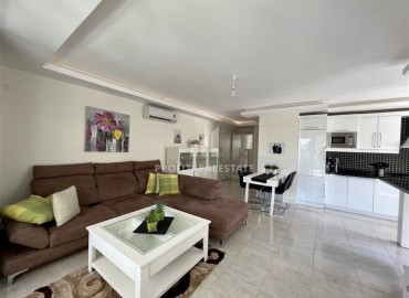Стильная трехкомнатная квартира, 100м², с видом на бассейн в районе Оба, Алания в комплексе премиум класса под ВНЖ ID-17707 фото-3