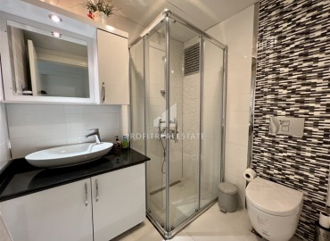 Стильная трехкомнатная квартира, 100м², с видом на бассейн в районе Оба, Алания в комплексе премиум класса под ВНЖ ID-17707 фото-14