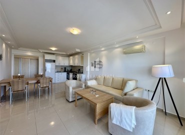 Видовая меблированная квартира 2+1, 110м², в уютном комплексе с бассейном у подножия гор в районе Каргыджак, Алания ID-17708 фото-2