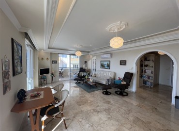 Меблированная квартира с двумя спальнями, 125м² с видом на море и отличной локацией в центре района Махмутлар, Алания ID-17717 фото-4