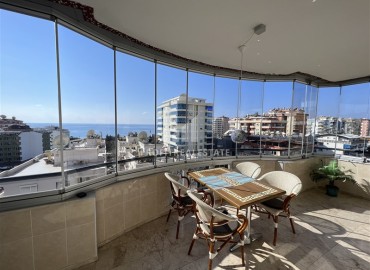 Меблированная квартира с двумя спальнями, 125м² с видом на море и отличной локацией в центре района Махмутлар, Алания ID-17717 фото-9
