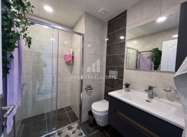 Меблированная квартира с двумя спальнями, 125м² с видом на море и отличной локацией в центре района Махмутлар, Алания ID-17717 фото-13