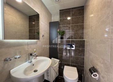 Меблированная квартира с двумя спальнями, 125м² с видом на море и отличной локацией в центре района Махмутлар, Алания ID-17717 фото-19