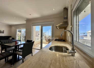 Меблированные трехкомнатные апартаменты, 100м², в элитном комплексе с панорамными видами в Джикджилли, Алания под ВНЖ ID-17719 фото-6