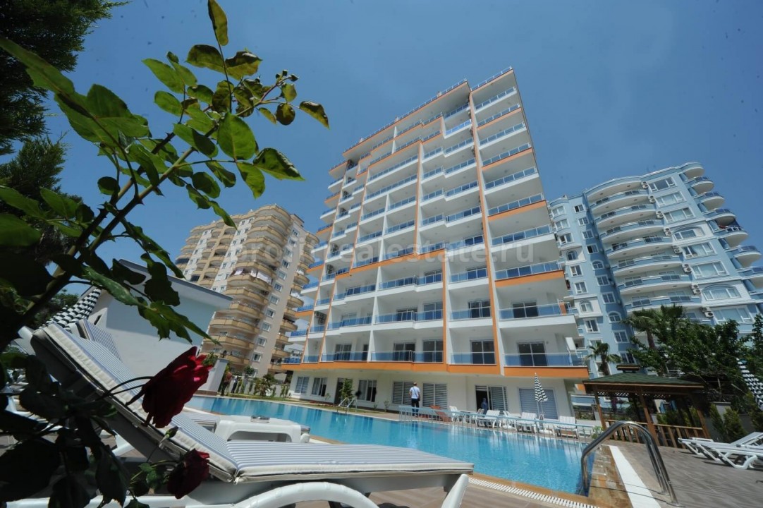 Апартаменты в отличном комплексе с развитой инфраструктурой, в 400 метрах от моря в Махмутларе, Алания, 65 кв.м. ID-1377 фото-1