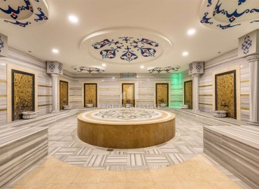 Элегантная квартира с одной спальней, 77м², в комплексе с отельной инфраструктурой в районе Джикджилли, Алания ID-17722 фото-20