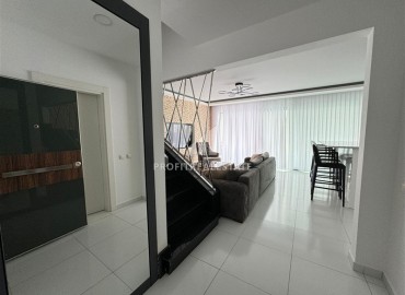 Стильный видовой дуплекс с двумя спальнями, 125м², в фешенебельном комплексе Каргыджака, Алания ID-17724 фото-4