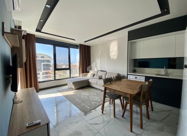 Меблированная трехкомнатная квартира, 85м², на высоком этаже в комплексе премиум класса в Махмутларе, Алания ID-17726 фото-3