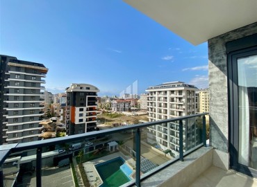 Меблированная трехкомнатная квартира, 85м², на высоком этаже в комплексе премиум класса в Махмутларе, Алания ID-17726 фото-11