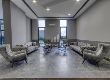 Меблированная трехкомнатная квартира, 85м², на высоком этаже в комплексе премиум класса в Махмутларе, Алания ID-17726 фото-13