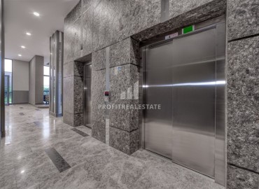 Меблированная трехкомнатная квартира, 85м², на высоком этаже в комплексе премиум класса в Махмутларе, Алания ID-17726 фото-14